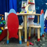 Set scaun și masuță copii Racheta - imagine 2